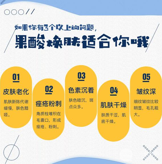 果酸換膚會反彈嗎