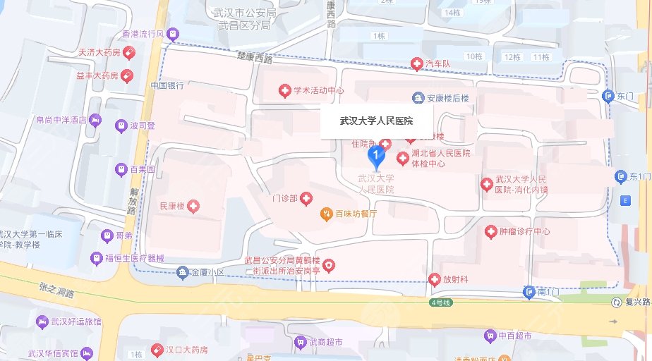 武漢大學(xué)人民醫(yī)院地址