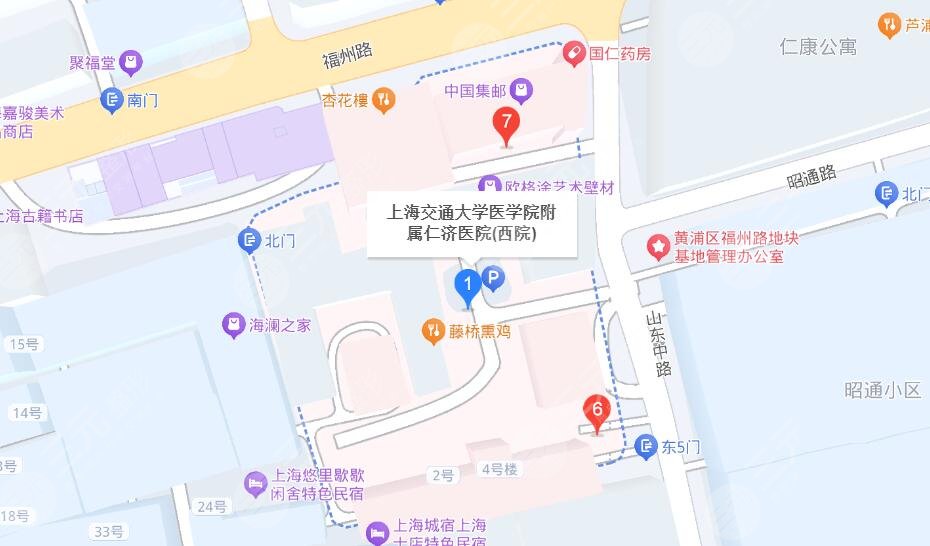 上海交通大學醫(yī)學院附屬仁濟醫(yī)院地址