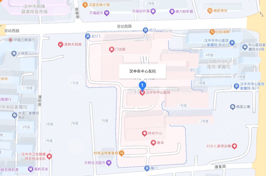 漢中中心醫(yī)院地址