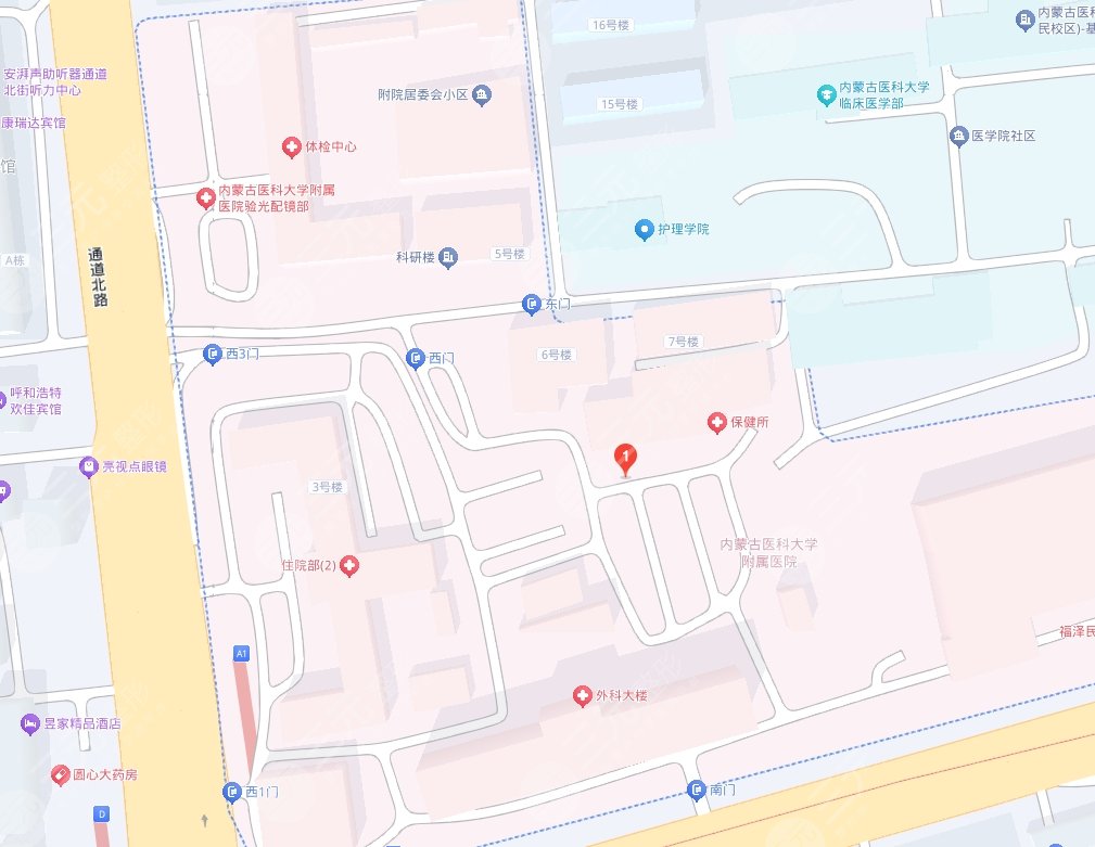 內(nèi)蒙古醫(yī)科大學(xué)附屬醫(yī)院地址