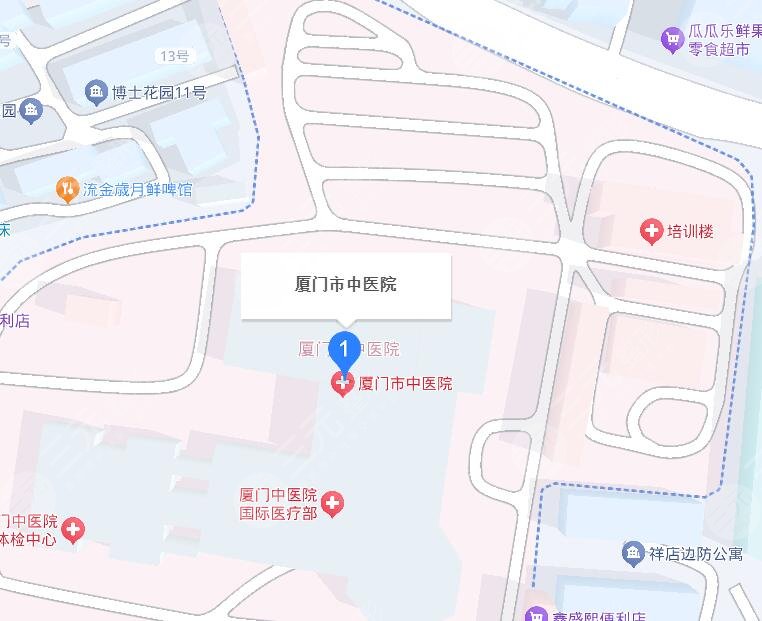 廈門(mén)中醫(yī)院地址