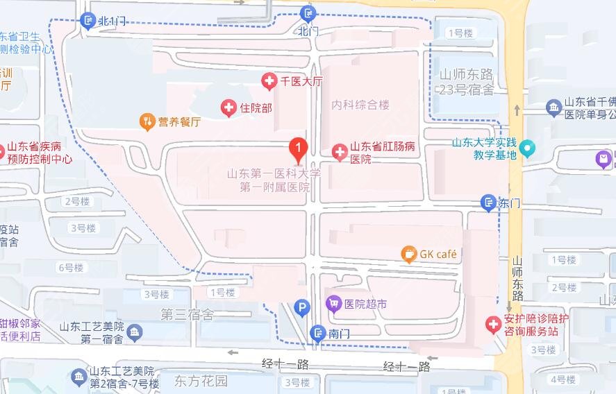山東第一醫(yī)科大學(xué)第一附屬醫(yī)院地址