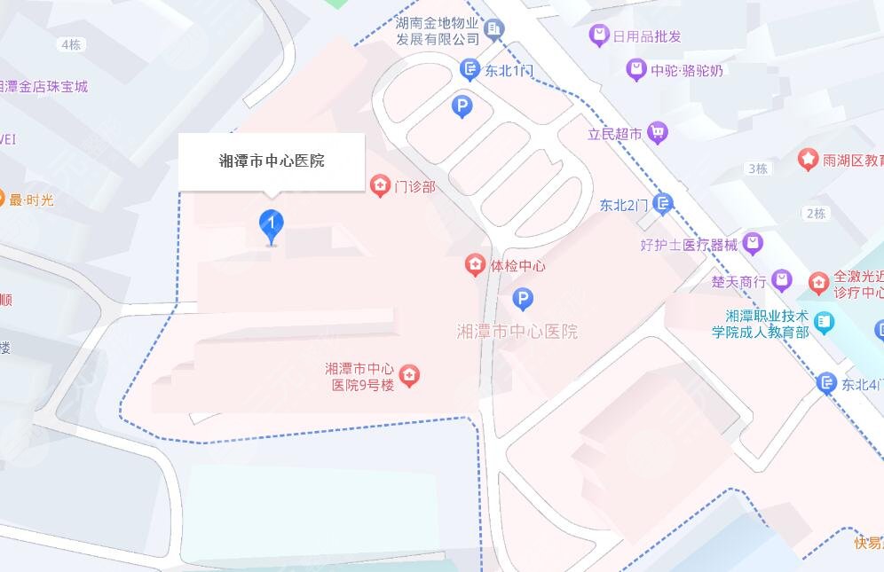 湘潭中心醫(yī)院地址