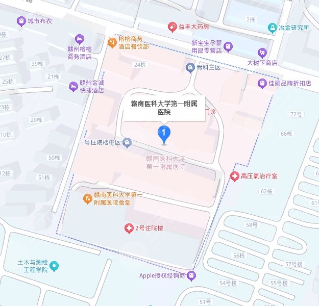 贛南醫(yī)學院第一附屬醫(yī)院地址