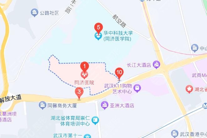 武漢同濟(jì)醫(yī)院地址